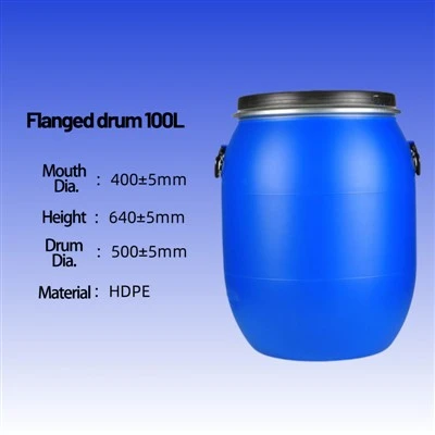 100L Flanged Drum